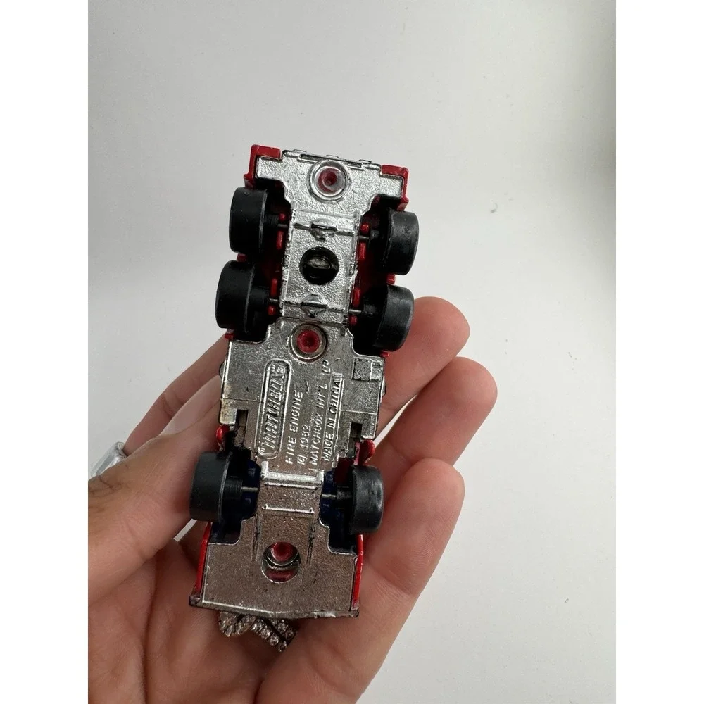 Vintage Matchbox RED Fire Engine Extending Ladder LQQK